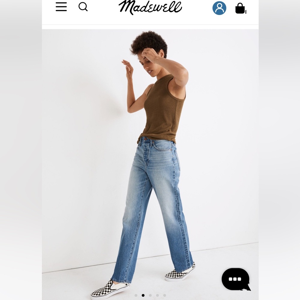 Madewell Dad Jean in Radmore Wash
